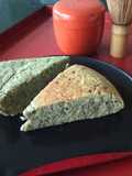 Matcha Okara Cake ☆ Made with Brown Sugar Syrup and Black Sesame