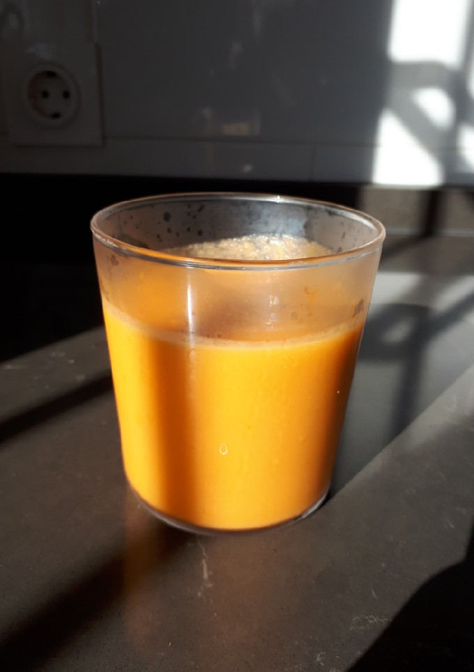 Una foto de Salmorejo casero Thermomix