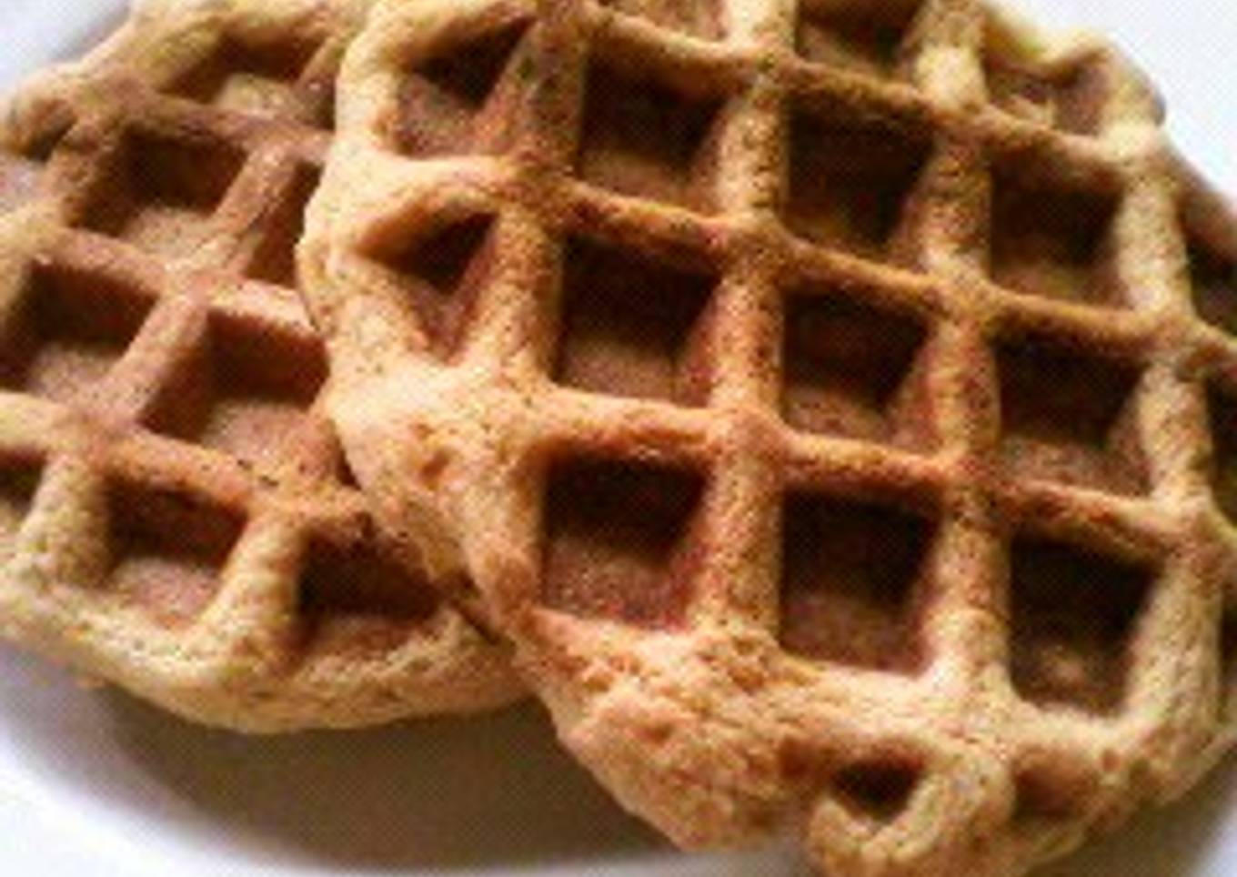 Low Sugar & Gluten-Free Soy Flour Waffles