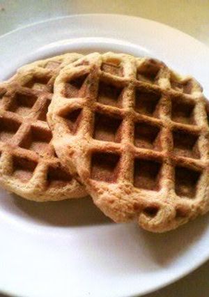 A picture of Low Sugar & Gluten-Free Soy Flour Waffles.