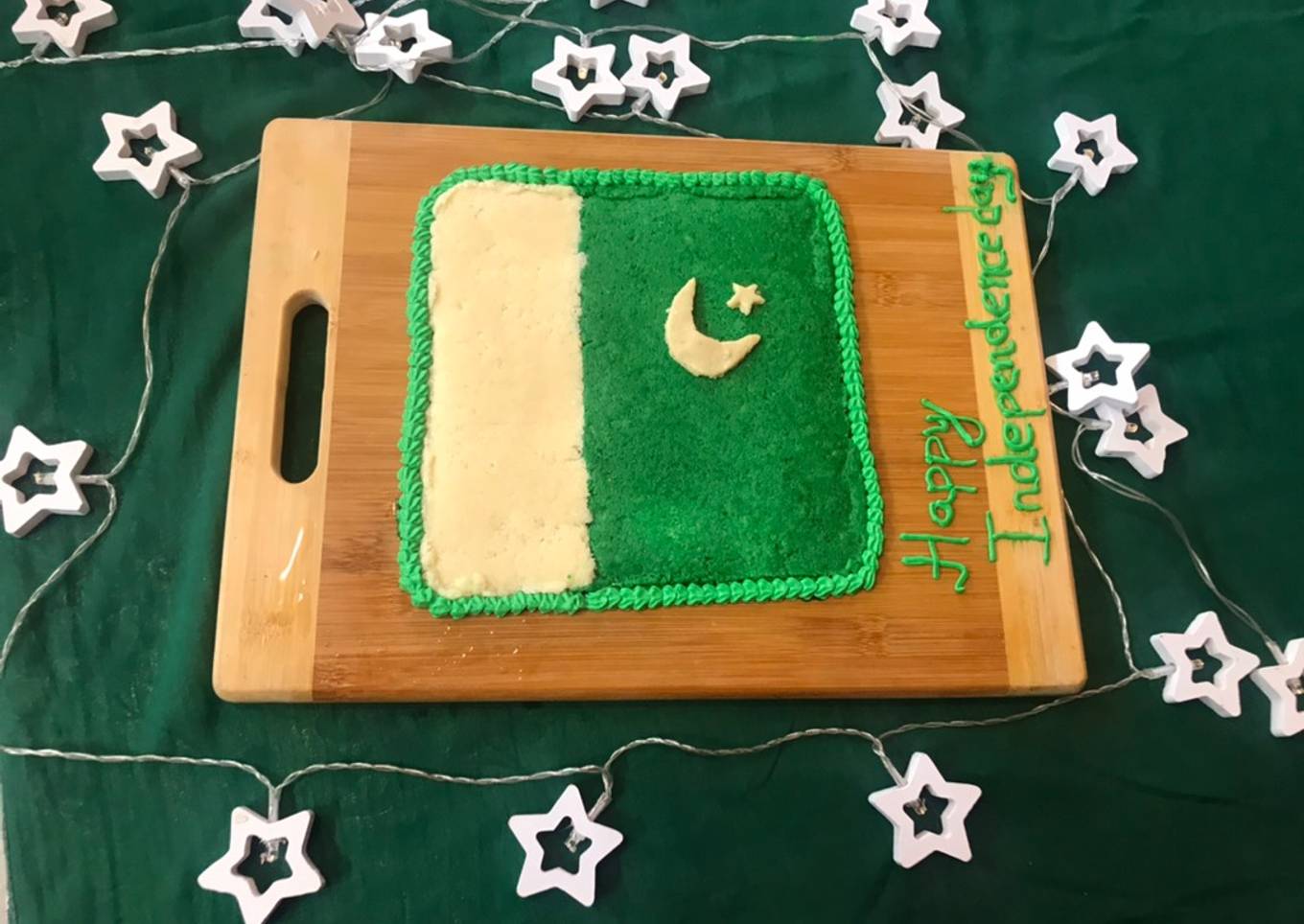 Coconut meetha flag shape