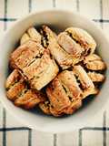 Cocoa and Hazelnut Nascondini with Wheat Germ