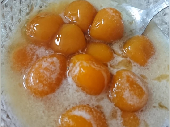 Cara Gampang Membikin Resep Bubur candil labu kuning - kolak biji salak yang Lezat Anti Ribet, Uenak Banget