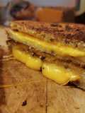 Double Stacked Herb Crusted Grilled Cheese