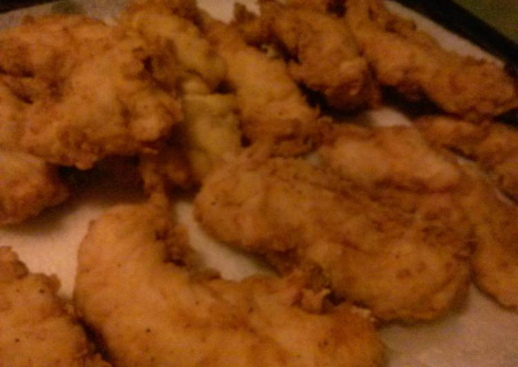 Simple Way to Make Any-night-of-the-week Fried chicken tenders