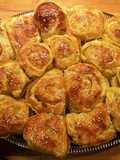 Rubarb and vanilla buns