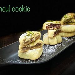 Mein'amoul Cookie (Dates cookie) A picture of Mein'amoul Cookie (Dates cookie).