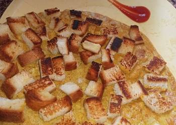 Unique Recipe Bread Omelette Savory Delicious