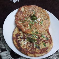 A picture of Besan ka stuffed Cheela.
