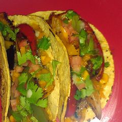 A picture of Tequila Lime Veggie Tacos.