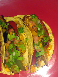 A picture of Tequila Lime Veggie Tacos.