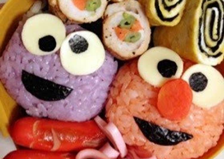 Easy Elmo Character Bento