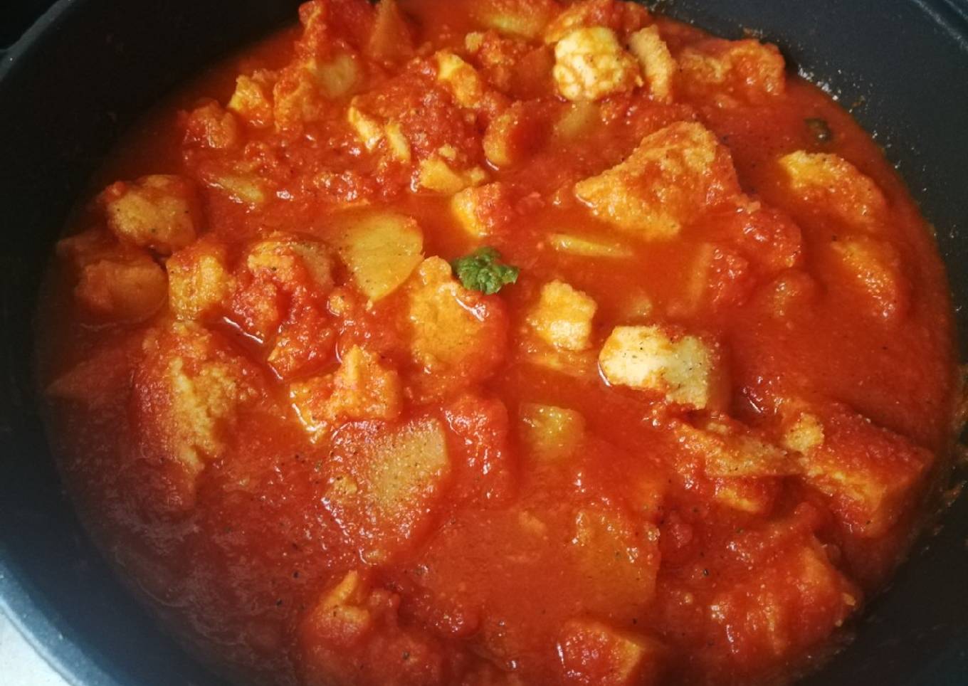 Sopa de tomate andaluza con patatas🍅🥖