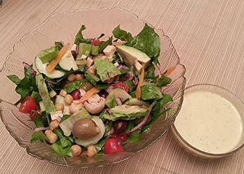 Best Recipe Veggie Salad Supreme with Golden Dijon Dressing Delicious Simple