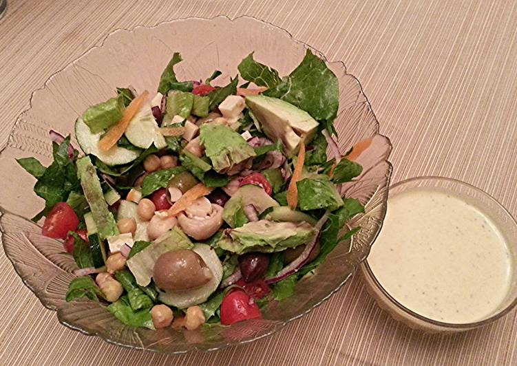 Veggie Salad Supreme with Golden Dijon Dressing Veggie Salad Supreme with Golden Dijon Dressing