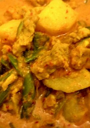 Foto resep Kari kentang buncis tempe vegetarian