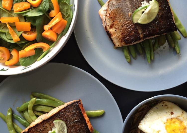 Step-by-Step Guide to Make Favorite Pan Seared Salmon on Balsamic French Beans
