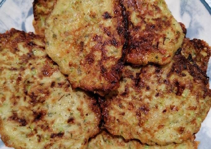Оладки з кабачка з сиром