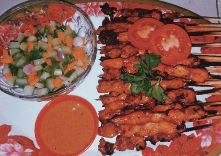 Sate Ayam Ala Ala Bumbu Pecel