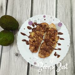 A picture of Banana and Avocado Sourdough Open Sandwiches.