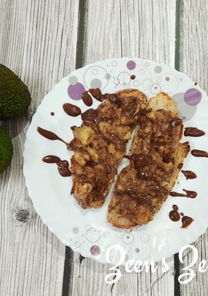 A picture of Banana and Avocado Sourdough Open Sandwiches.