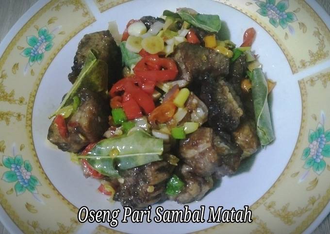 Oseng Pari Sambal Matah