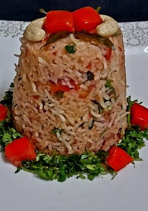 A picture of Tomato Rice.
