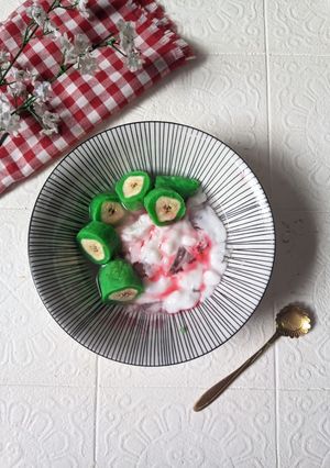Foto resep Es Pisang Ijo