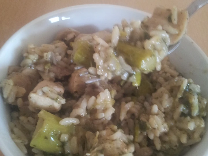Recipe Chicken Risotto with Asparagus & Mushrooms the So Delicious Makes you drool