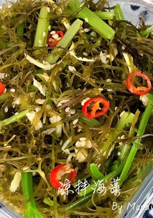 涼拌海藻 的食譜成品照片