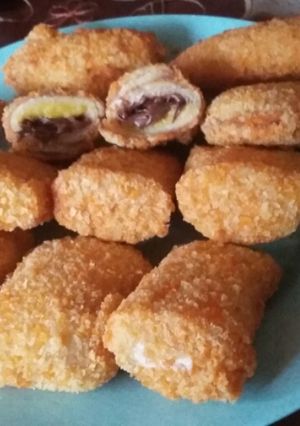 Foto resep Roti Goreng Pisang Nutella