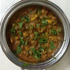 A picture of Mushroom Shimla Matar.