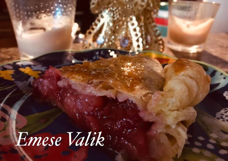 Almás-vörös áfonyás pite