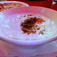 A picture of Tarator - Cold Summer Soup.