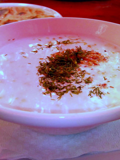 A picture of Tarator - Cold Summer Soup.