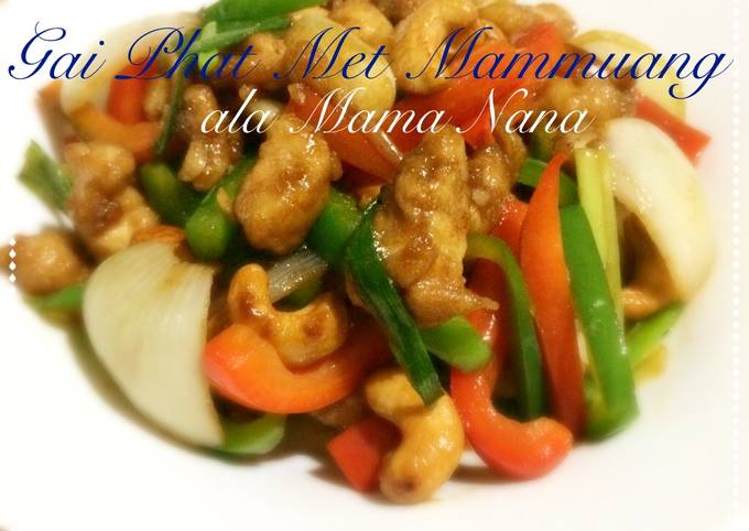 Resep Gai Phat Met Mammuang Thailand yang Lezat