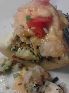 A picture of Veggie Stuffed Yellow Zucchini Squash.