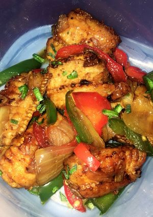 Foto resep Tumis Ikan pari saus Tiram 🌸