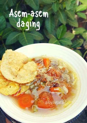 Foto resep Asem asem daging