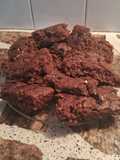 Brownies veganos súper húmedos con pasas de uva