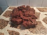 Brownies veganos súper húmedos con pasas de uva