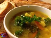 A picture of kale soup