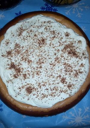 A picture of Grandma's Old Fashioned Pumpkin Cheesecake.