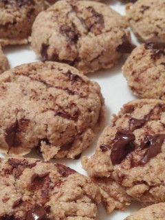 A picture of Vegan Whole Wheat Chocolate Chip Cookies.
