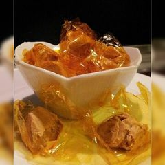 AMIEs Pastillas (my XMAs caramel-coated egg candies) A picture of AMIEs Pastillas (my XMAs caramel-coated egg candies).