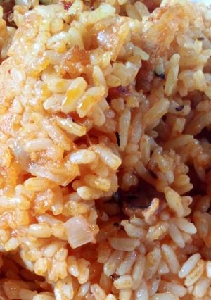 A picture of My sweet concussion rice.