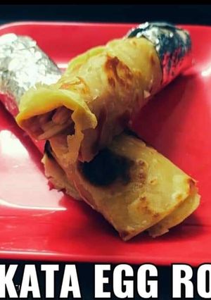 A picture of Kolkata Egg Rolls.