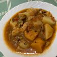 Guiso de bacalao con verduras en olla exprés WMF