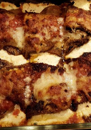 A picture of Eggplant Rollatini.
