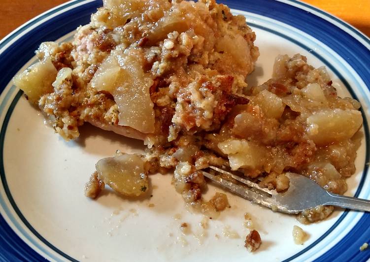 Recipe of Any-night-of-the-week Pork Chops with Apples and Stuffing